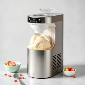 máquina de sorvete expresso pequena