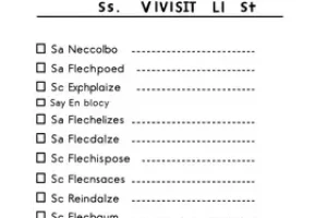 Rol de Visitas em presídios