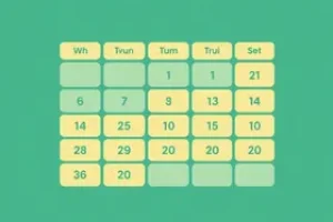calendário de pagamentos