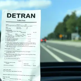 multas de trânsito em advertência