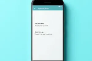 hard reset no android